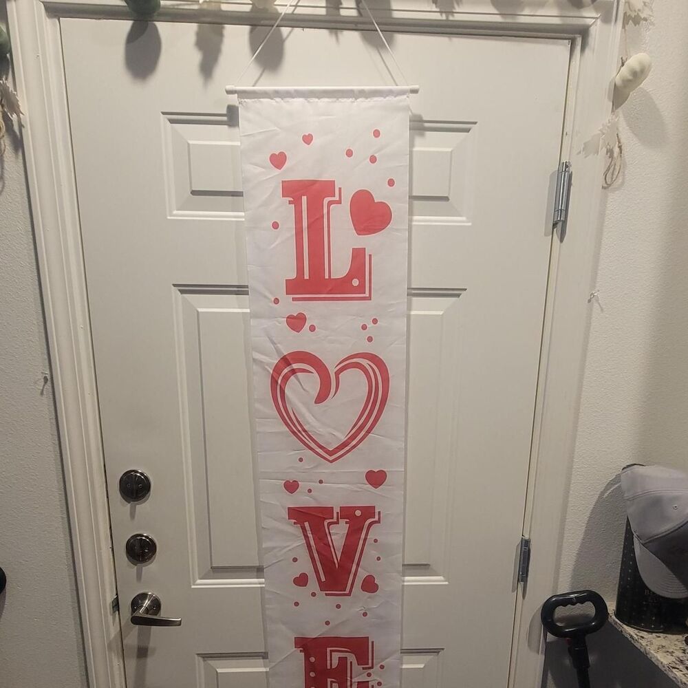 Love fabric sign 6ft.
